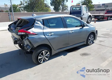 2022 Nissan Leaf S Plus 62 Kwh z USA, uszkodzony, nr VIN 1N4BZ1BV8NC554377